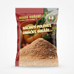 Vyvážená směs Českého kmínu, koriandru a hořčice bez soli a glutamanu pro skvělou chuť a lepší trávení.